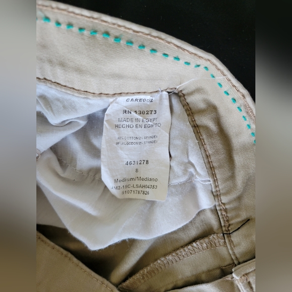 Lee Relaxed Fit Khaki Pants Size 8 NWOT - Picture 7 of 7